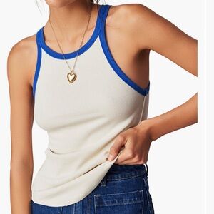 Free People Only 1 Cotton Ringer Tank